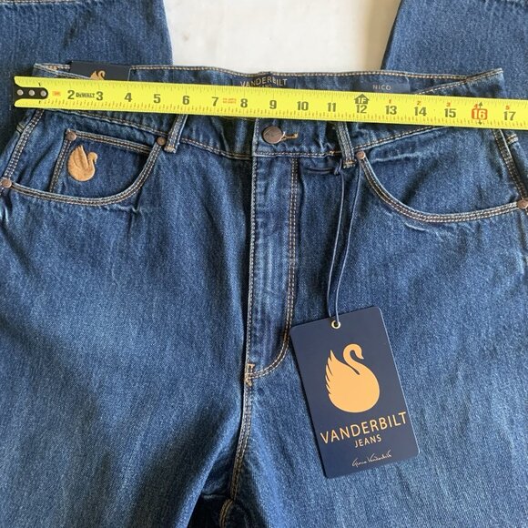 Gloria Vanderbilt Womens Jeans Nico High Rise Straight Leg Palmer Sz 12 Waist 31 - Picture 5 of 8